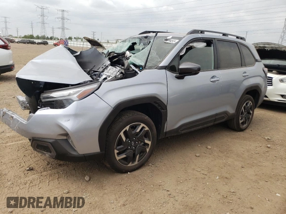2025 Subaru Forester Limited with VIN JF2SLDRC6SH545601, listed as a Copart auction lot 56981455 with Not provided miles and Salvage title. Bid and sale history available at DreamBid. Image 1.