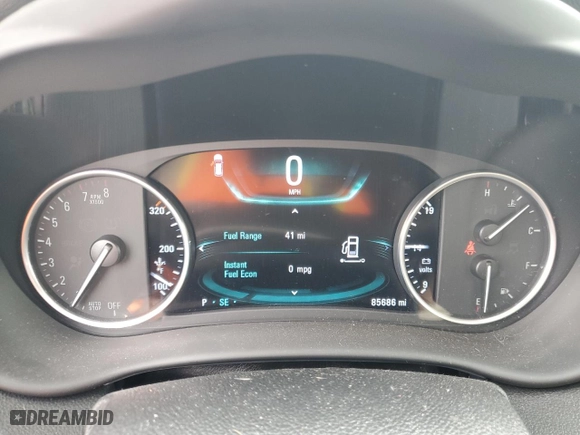 2017 Buick Envision Premium I with VIN LRBFXESX1HD069974, listed as a Copart auction lot 50200545 with 85,686 mi miles and Salvage Title. Bid and sale history available at carsss.com. Image 9.