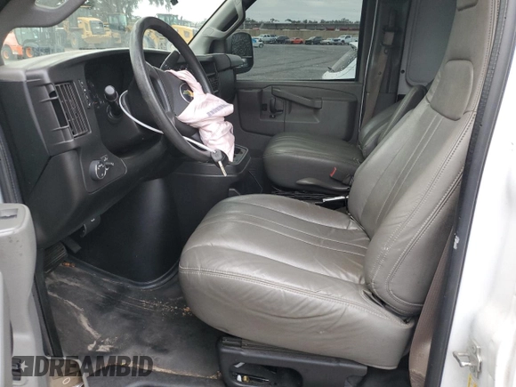 2018 Chevrolet Express Cargo Van with VIN 1GCWGAFP7J1188883, listed as a Copart auction lot 88089515 with 75,036 mi miles and Salvage Title. Bid and sale history available at carsss.com. Image 7.