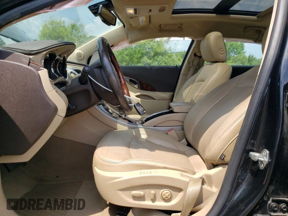 2012 Buick LaCrosse Premium 3 with VIN 1G4GH5E37CF107597, listed as a Copart auction lot 64068815 with 83,731 mi miles and Salvage title. Bid and sale history available at DreamBid. Image 7.