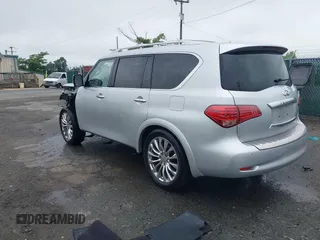 2016 Infiniti QX80 z VIN JN8AZ2NC0G9403107, wystawiony jako IAAI lot #42232384 z przebiegiem 98 763 mil mil oraz . Historia ofert i sprzedaży dostępna na DreamBid. Obrazek 3.