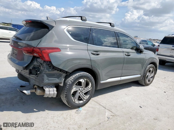 2022 Hyundai Santa Fe SEL with VIN 5NMS24AJ4NH376404, listed as a Copart auction lot 49858405 with 21,392 mi miles and Salvage Title. Bid and sale history available at carsss.com. Image 3.