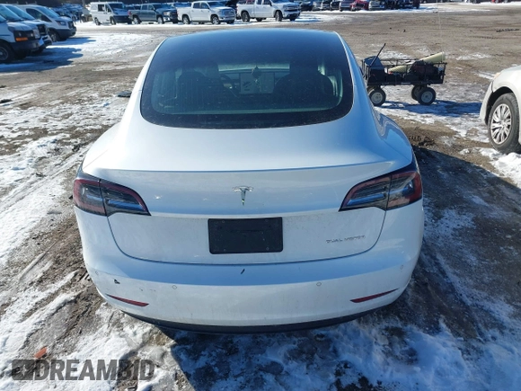 2019 Tesla Model 3 Long Range with VIN 5YJ3E1EBXKF452900, listed as a IAAI auction lot 41454947 with 93,277 mi miles. Bid and sale history available at carsss.com. Image 16.