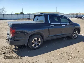 2018 Honda Ridgeline RTL-E with VIN 5FPYK3F76JB014174, listed as a Copart auction lot 52536524 with 95,822 mi miles and Clean title. Bid and sale history available at DreamBid. Image 3.