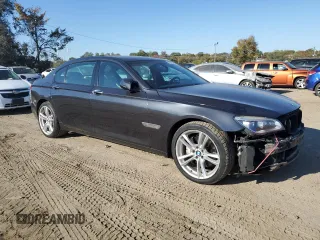 2013 BMW 7 Series 740Li xDrive с VIN WBAYF4C5XDDE23991, выставлен на аукционе Copart как лот 76542464 с пробегом 53 293 миль миль и Списание • Salvage title. История ставок и продаж доступна на DreamBid. Изображение 4.
