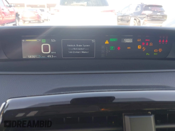 2020 Toyota Prius LE with VIN JTDL9RFU8L3019030, listed as a IAAI auction lot 41973490 with 58,361 mi miles and . Bid and sale history available at DreamBid. Image 7.