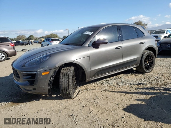 2018 Porsche Macan GTS with VIN WP1AG2A52JLB62023, listed as a Copart auction lot 89151775 with 63,633 mi miles and Salvage Title. Bid and sale history available at DreamBid. Image 1.