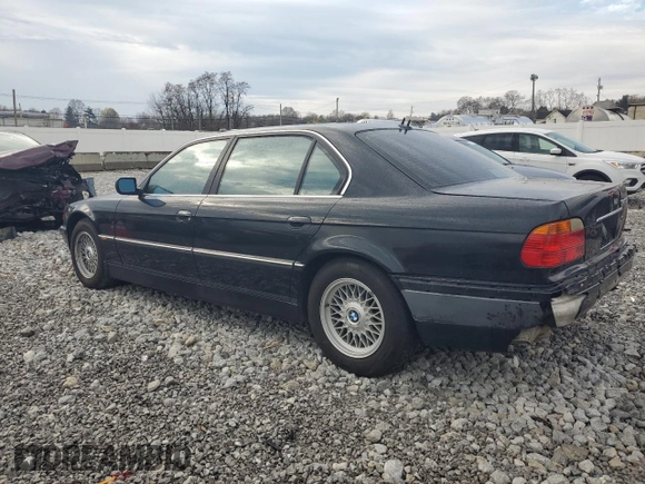 2000 BMW 7 Series 740iL with VIN WBAGH8343YDP06482, listed as a Copart auction lot 81431494 with 150,418 mi miles and Salvage Title. Bid and sale history available at carsss.com. Image 2.