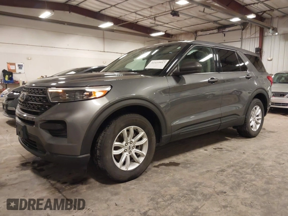 2021 Ford Explorer with VIN 1FMSK8BH0MGC06190, listed as a IAAI auction lot 41419917 with 100,614 mi miles. Bid and sale history available at carsss.com. Image 18.