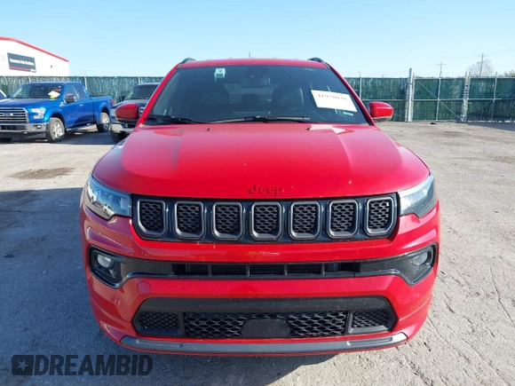 2023 Jeep Compass Limited with VIN 3C4NJDCN1PT543677, listed as a IAAI auction lot 41970030 with 35,524 mi miles and . Bid and sale history available at carsss.com. Image 12.