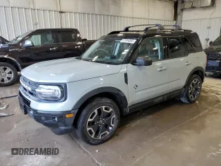 2021 Ford Bronco Sport Outer Banks z VIN 3FMCR9C6XMRB25435, wystawiony jako Copart lot #57394855 z przebiegiem 37 057 mil mil oraz Nie do naprawy • Non repairable. Historia ofert i sprzedaży dostępna na DreamBid. Obrazek 1.