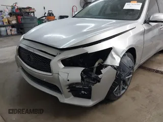 2014 Infiniti Q50 Sport with VIN JN1BV7AR0EM695972, listed as a IAAI auction lot 41732229 with 134,654 mi miles and . Bid and sale history available at DreamBid. Image 6.