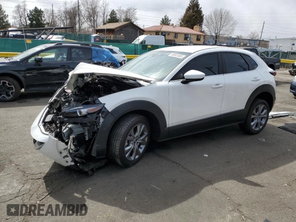 2021 Mazda CX-30 Select z VIN 3MVDMABL3MM239370, wystawiony jako Copart lot #49891555 z przebiegiem 43 217 mil mil oraz Szkoda całkowita • Salvage title. Historia ofert i sprzedaży dostępna na DreamBid. Obrazek 1.