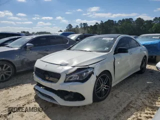 2018 Mercedes-Benz CLA with VIN WDDSJ4EB9JN589809, listed as a Copart auction lot 51361485 with 103,520 mi miles and Salvage Title. Bid and sale history available at carsss.com. Image 1.