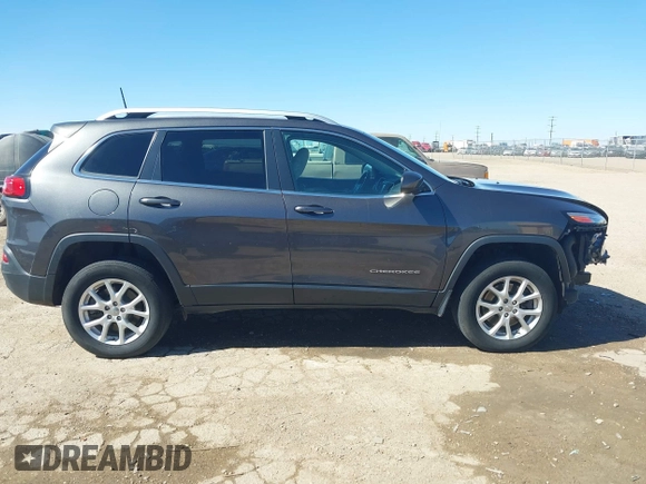 2017 Jeep Cherokee Latitude with VIN 1C4PJMCS1HW525240, listed as a IAAI auction lot 41680409 with 75,109 mi miles. Bid and sale history available at carsss.com. Image 14.