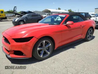 2015 Ford Mustang V6 with VIN 1FATP8EM9F5382940, listed as a Copart auction lot 56762445 with 47,155 mi miles and Salvage title. Bid and sale history available at DreamBid. Image 1.