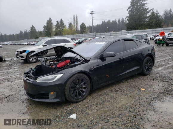 2016 Tesla Model S 70 with VIN 5YJSA1E16GF148517, listed as a Copart auction lot 52163195 with 179,172 mi miles and Salvage title. Bid and sale history available at DreamBid. Image 1.