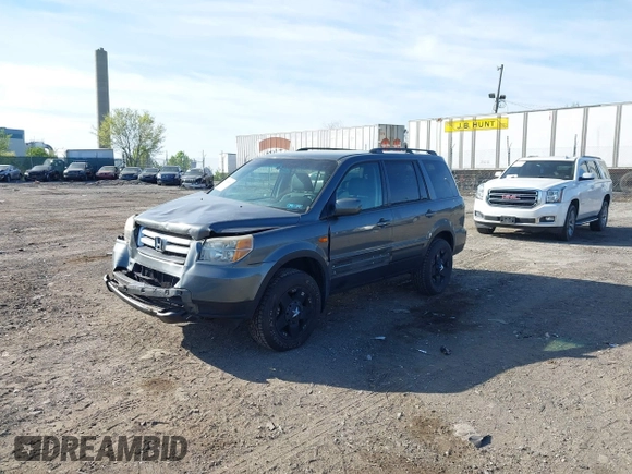 2008 Honda Pilot VP with VIN 5FNYF18208B008772, listed as a IAAI auction lot 42098599 with 186,981 mi miles and . Bid and sale history available at DreamBid. Image 2.