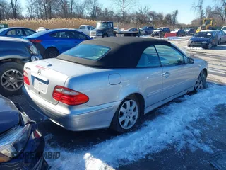 2002 Mercedes-Benz CLK 320/430 with VIN WDBLK65G82T102405, listed as a IAAI auction lot 41225601 with 63,800 mi miles and . Bid and sale history available at DreamBid. Image 4.