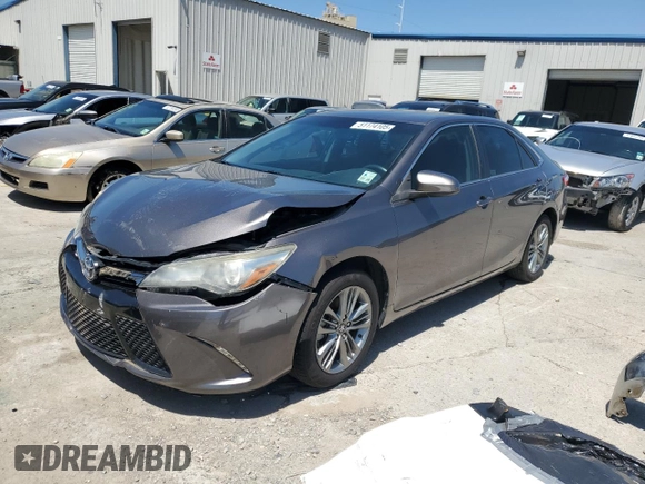 2016 Toyota Camry XLE with VIN 4T1BF1FK5GU227141, listed as a Copart auction lot 51174105 with 38,325 mi miles and Salvage Title. Bid and sale history available at DreamBid. Image 1.