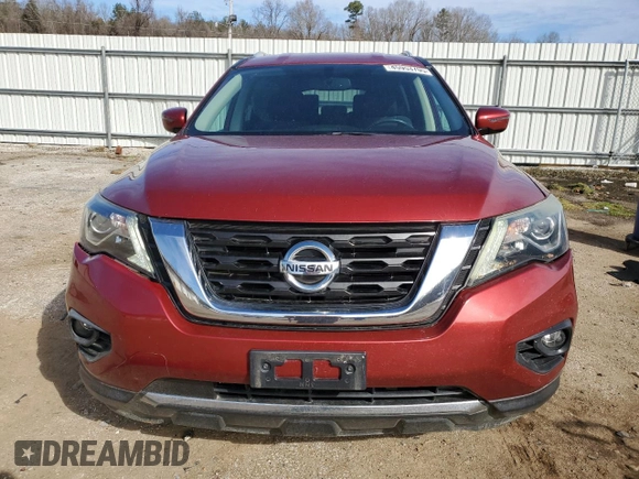 2017 Nissan Pathfinder SV z VIN 5N1DR2MN1HC695846, wystawiony jako Copart lot #45953705 z przebiegiem 135 587 mil mil oraz Szkody całkowita. Historia ofert i sprzedaży dostępna na DreamBid. Obrazek 5.
