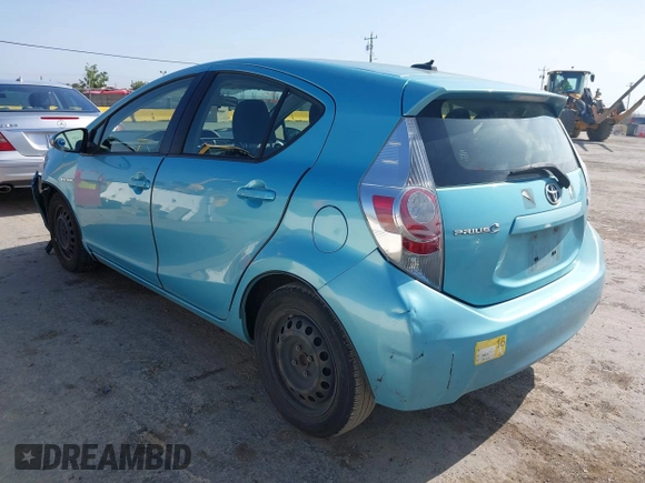 2013 Toyota Prius One with VIN JTDKDTB38D1037187, listed as a IAAI auction lot 42152202 with 157,413 mi miles and . Bid and sale history available at DreamBid. Image 3.