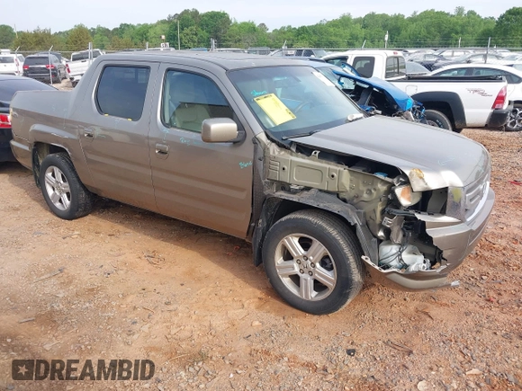 2010 Honda Ridgeline RTL with VIN 5FPYK1F50AB003576, listed as a IAAI auction lot 42050763 with 183,197 mi miles. Bid and sale history available at carsss.com. Image 1.