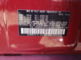 2017 Subaru Legacy Premium with VIN 4S3BNAF6XH3040785, listed as a Copart auction lot 46860963 with 120,807 mi miles. Bid and sale history available at carsss.com. Image 12.