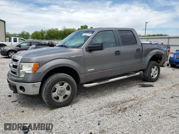 2013 Ford F-150 XL with VIN 1FTFW1ET4DKF81269, listed as a Copart auction lot 55813125 with 158,729 mi miles and Salvage title. Bid and sale history available at DreamBid. Image 1.