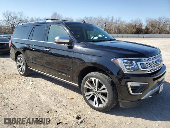 2021 Ford Expedition Max Platinum with VIN 1FMJK1MT1MEA01977, listed as a Copart auction lot 48873765 with 47,820 mi miles and Clean title. Bid and sale history available at DreamBid. Image 4.