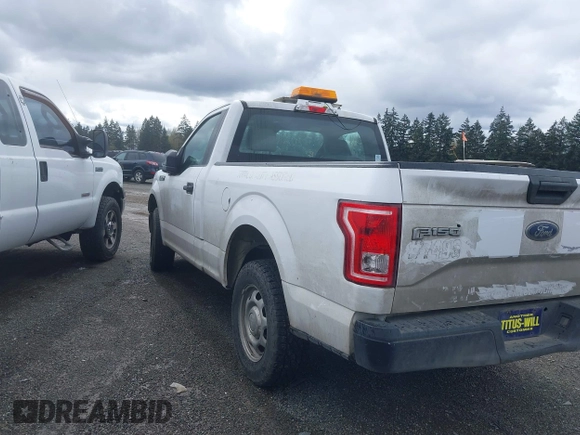 2016 Ford F-150 XL with VIN 1FTMF1C87GKE32929, listed as a IAAI auction lot 41911124 with 135,488 mi miles. Bid and sale history available at carsss.com. Image 2.