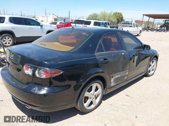 2008 Mazda 6 i Sport VE with VIN 1YVHP80C585M18702, listed as a IAAI auction lot 42028141 with 216,209 mi miles. Bid and sale history available at carsss.com. Image 4.