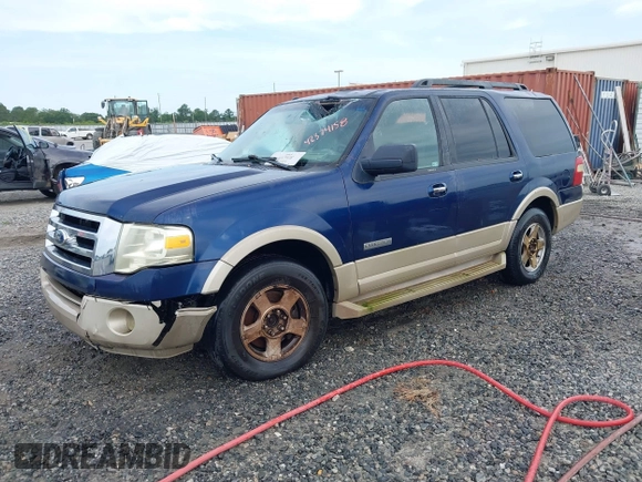 2007 Ford Expedition Eddie Bauer with VIN 1FMFU18537LA73159, listed as a IAAI auction lot 42374158 with 228,761 mi miles and . Bid and sale history available at DreamBid. Image 2.