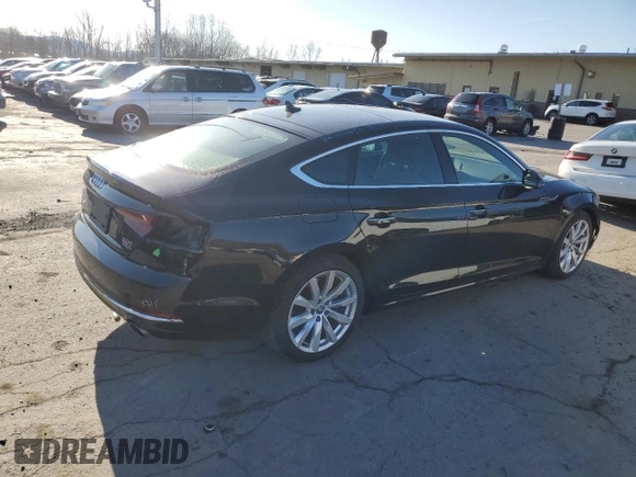 2018 Audi A5 Sportback Premium Plus with VIN WAUBNCF57JA113127, listed as a Copart auction lot 46731393 with 22,266 mi miles. Bid and sale history available at carsss.com. Image 3.