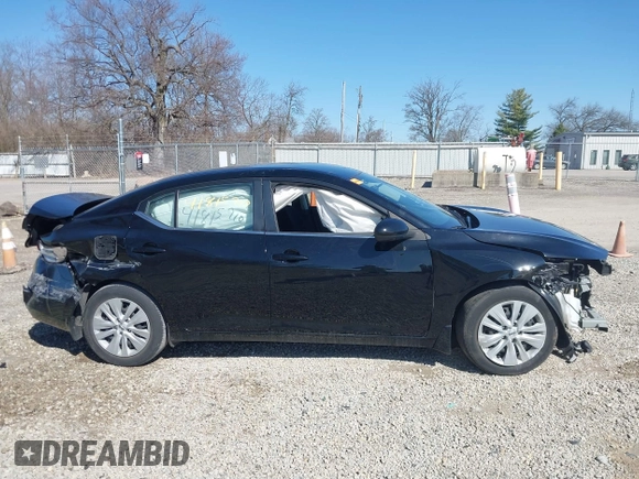 2022 Nissan Sentra S with VIN 3N1AB8BV0NY225010, listed as a IAAI auction lot 41815710 with 75,142 mi miles. Bid and sale history available at carsss.com. Image 14.