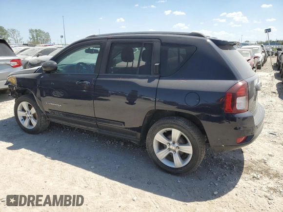2016 Jeep Compass Sport z VIN 1C4NJCBA6GD715460, wystawiony jako Copart lot #50365005 z przebiegiem 104 138 mil mil oraz Szkoda całkowita • Salvage title. Historia ofert i sprzedaży dostępna na DreamBid. Obrazek 2.