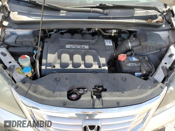 2008 Honda Odyssey EX-L with VIN 5FNRL387X8B417950, listed as a Copart auction lot 52579045 with 166,831 mi miles and Salvage Title. Bid and sale history available at carsss.com. Image 12.