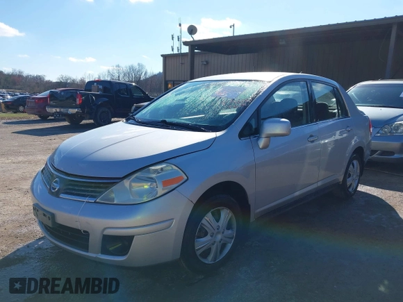 2009 Nissan Versa 1.8 S with VIN 3N1BC11E09L380119, listed as a IAAI auction lot 41742061 with 161,893 mi miles. Bid and sale history available at carsss.com. Image 2.
