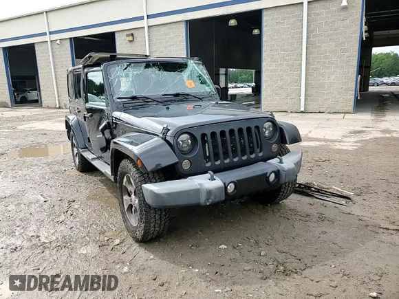2016 Jeep Wrangler Unlimited Sahara с VIN 1C4HJWEG3GL235476, выставлен на аукционе Copart как лот 63342605 с пробегом 133 785 миль миль и Списание • Salvage title. История ставок и продаж доступна на DreamBid. Изображение 13.
