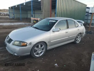 2005 Nissan Sentra SE-R z VIN 3N1AB51D25L582015, wystawiony jako Copart lot #84680484 z przebiegiem 221 714 mil mil oraz Szkoda całkowita • Salvage title. Historia ofert i sprzedaży dostępna na DreamBid. Obrazek 1.