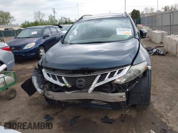 2012 Nissan Murano SV with VIN JN8AZ1MW4CW220925, listed as a IAAI auction lot 42138578 with Not Provided miles and . Bid and sale history available at carsss.com. Image 13.