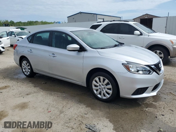 2019 Nissan Sentra SV with VIN 3N1AB7AP1KY373319, listed as a Copart auction lot 54050945 with 70,515 mi miles and Salvage Title. Bid and sale history available at DreamBid. Image 4.