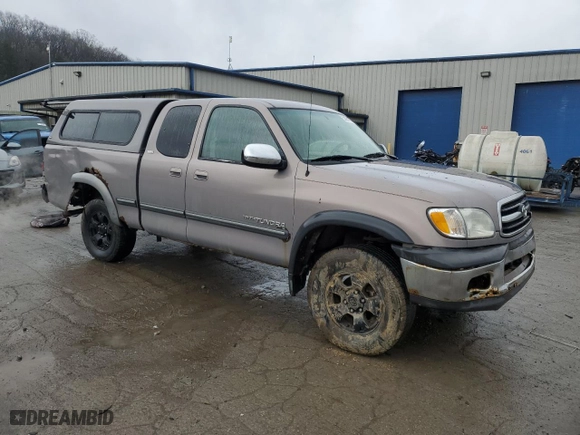 2000 Toyota Tundra SR5 with VIN 5TBBT4412YS108390, listed as a Copart auction lot 52631775 with 166,137 mi miles and Salvage Title. Bid and sale history available at carsss.com. Image 4.