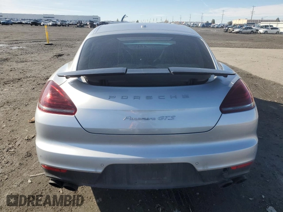 2015 Porsche Panamera GTS with VIN WP0AF2A7XFL080120, listed as a Copart auction lot 46506855 with 108,829 mi miles and Salvage title. Bid and sale history available at DreamBid. Image 6.