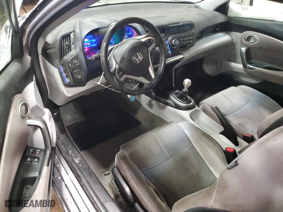 2011 Honda CR-Z EX with VIN JHMZF1C61BS004530, listed as a Copart auction lot 89148725 with 127,392 mi miles and Salvage Title. Bid and sale history available at carsss.com. Image 8.