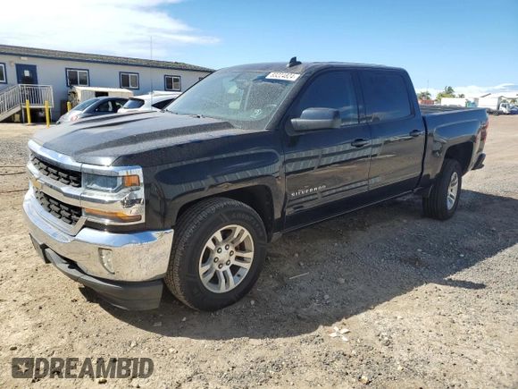2017 Chevrolet Silverado 1500 LT with VIN 3GCPCREH2HG125128, listed as a Copart auction lot 83224824 with 93,467 mi miles and Salvage Title. Bid and sale history available at DreamBid. Image 1.