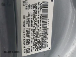 2008 Honda Odyssey EX-L с VIN 5FNRL38728B026100, выставлен на аукционе Copart как лот 61430225 с пробегом 168 037 миль миль и Чистый • Clean title. История ставок и продаж доступна на DreamBid. Изображение 13.