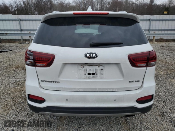 2019 Kia Sorento EX with VIN 5XYPH4A58KG501224, listed as a Copart auction lot 86305184 with Not provided miles and Non repairable. Bid and sale history available at DreamBid. Image 6.