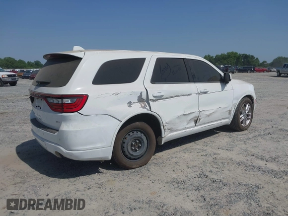 2021 Dodge Durango GT Plus with VIN 1C4RDHDG5MC602236, listed as a IAAI auction lot 42287588 with 130,122 mi miles and . Bid and sale history available at DreamBid. Image 4.