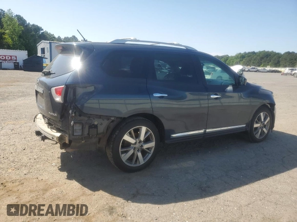 2015 Nissan Pathfinder S with VIN 5N1AR2MN0FC668749, listed as a Copart auction lot 52882495 with 125,061 mi miles and Salvage title. Bid and sale history available at DreamBid. Image 3.